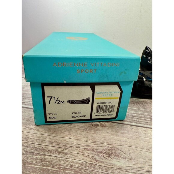 Adrienne Vittadini Sport Shoes Women 7.5M Casual Slip On Ballet Flats Black - Picture 9 of 16